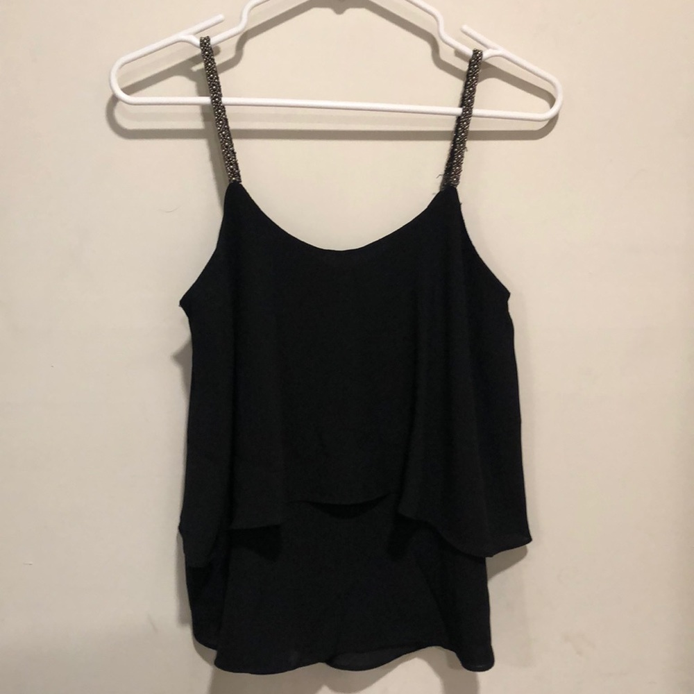 Black flowy top - Picture 5 of 7